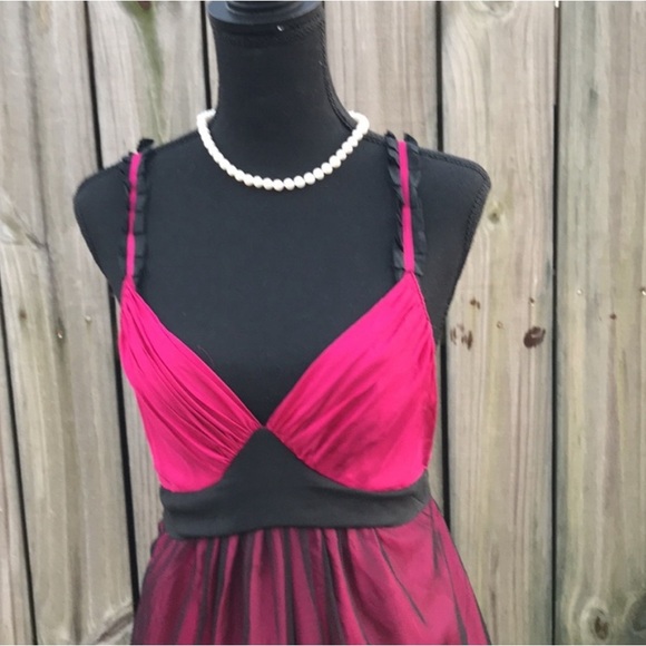 Arden B. Pink & Black Tulle Party Dress - Size M - Picture 4 of 5